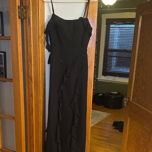 Barbie Azazie Black Ruffle Dress